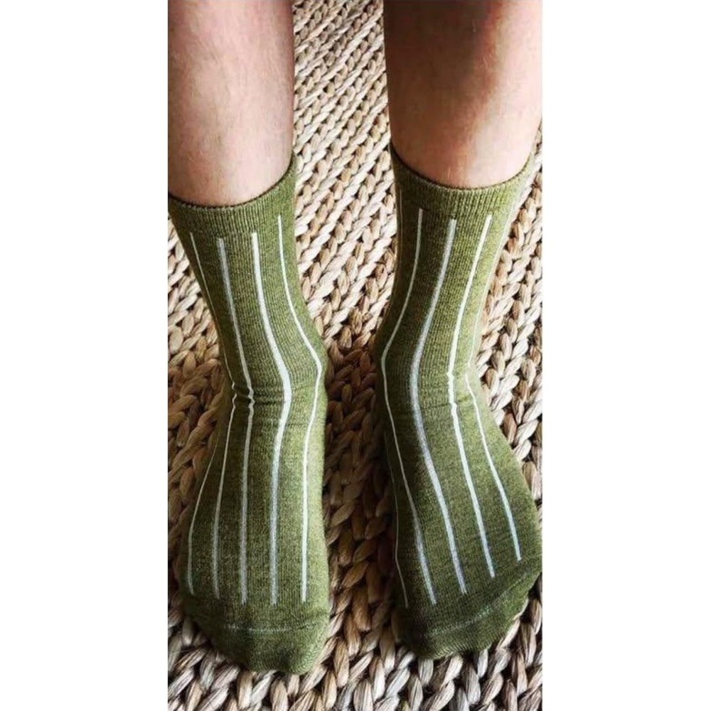 NUI Organics Nature Sock Grass Green 2/3y